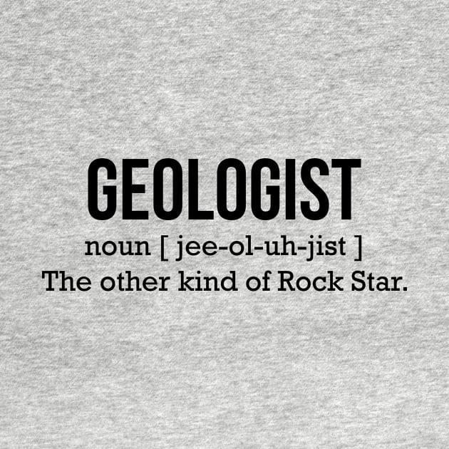 Geologist, the other kind of Rock Star T-shirt by RedYolk